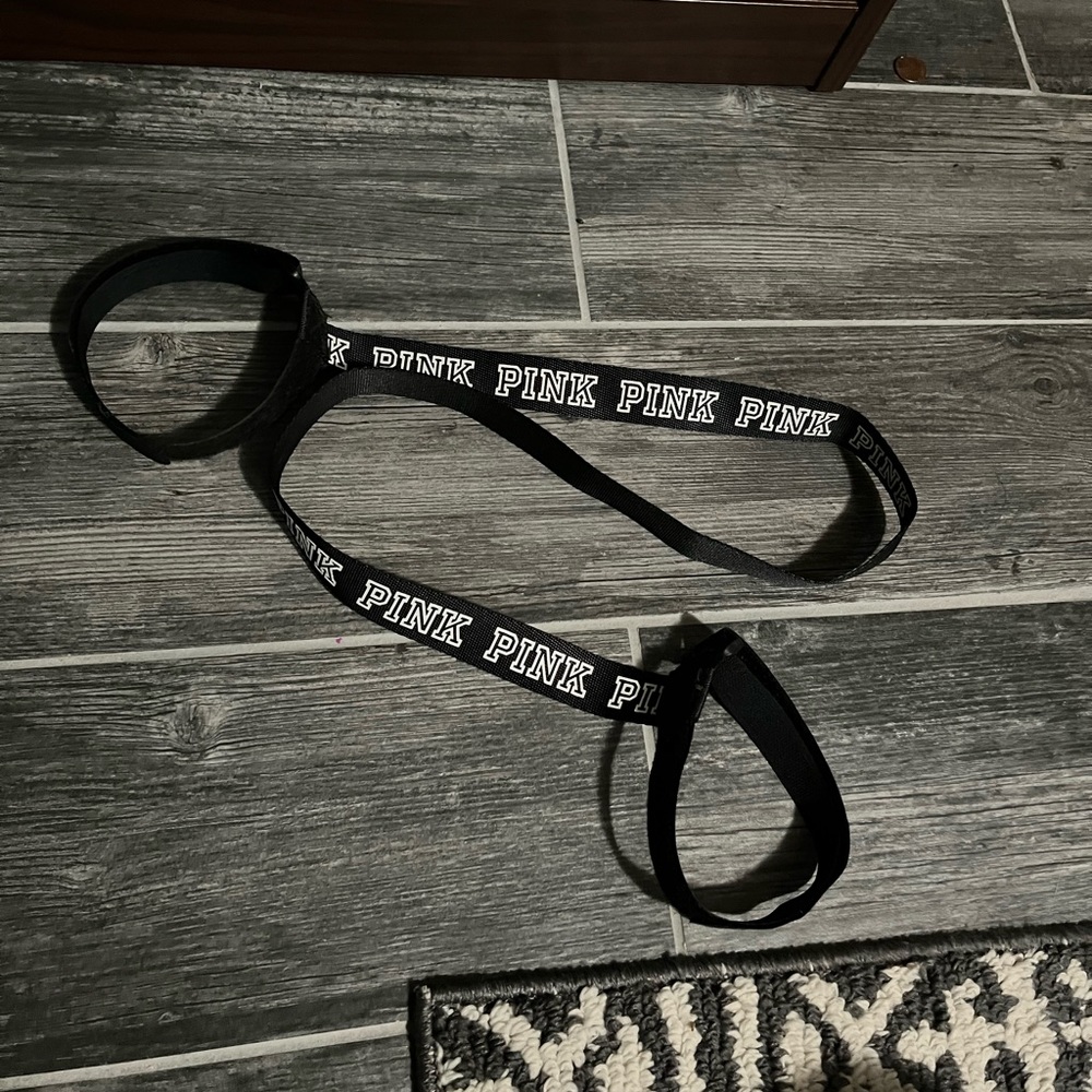 Pink yoga mat strap/sling